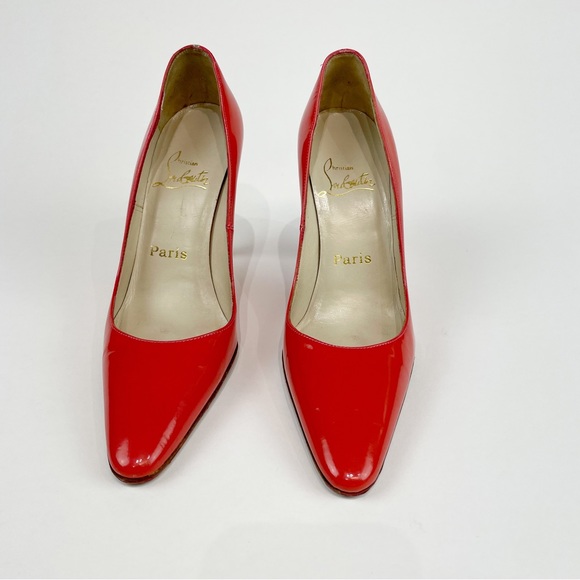 Christian Louboutin So Kate Bright Pink Patent Leather Heels Size 36 - Picture 5 of 10